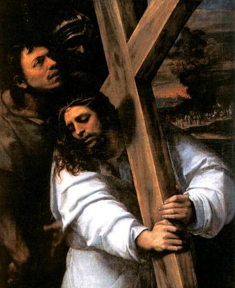 Krisztus a Kálváriára (Museo Nacional del Prado) – Sebastiano del Piombo
